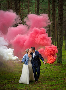 Fumigene la nunta – 101 idei pentru nunta ta